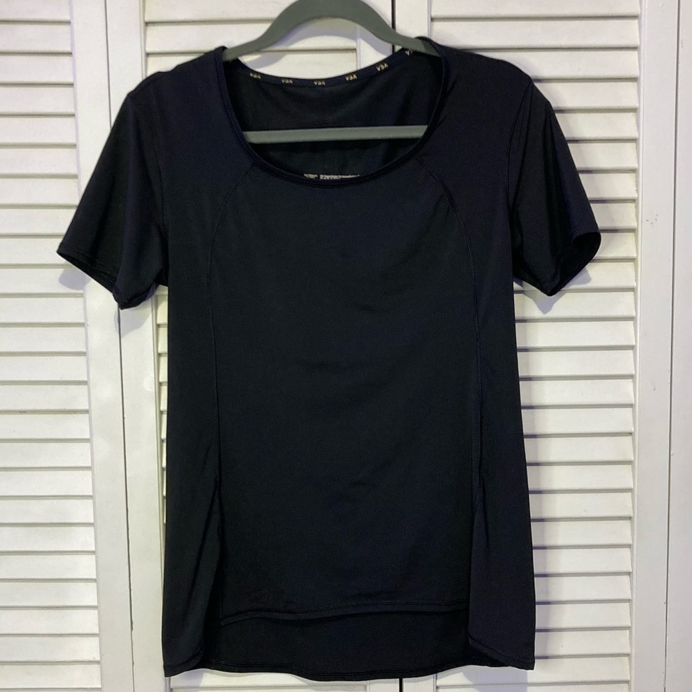 Victoria’s Secret VSX Sport Black Workout T-Shirt Size Medium